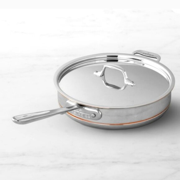 All-Clad Copper Core Saute Pan with Lid, 3 Quart, NWT - Picture 1 of 7